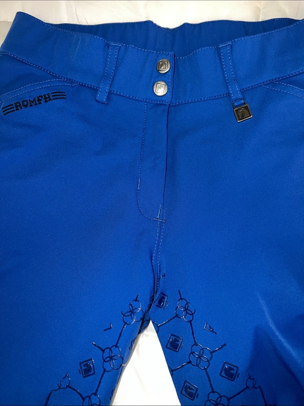 Romfh Royal Blue Riding Breeches 28R - Picture 9 of 9